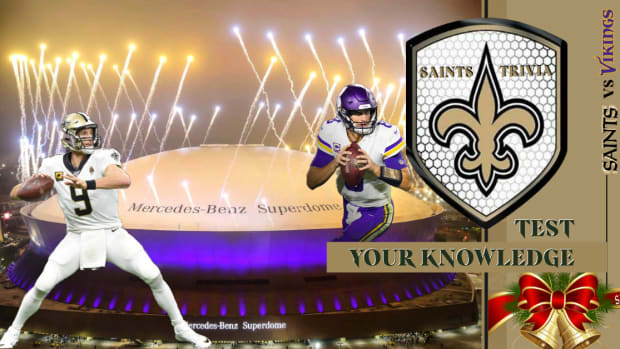 Saints Trivia vs Vikings Week 16